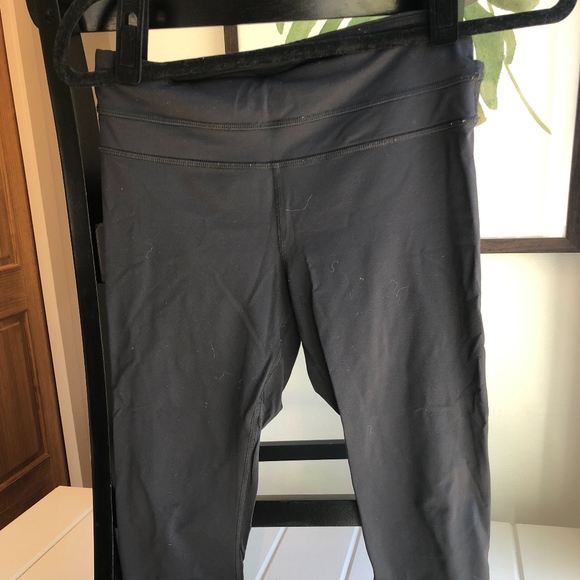 Lululemon Run Inspire Crop Leggings (Size 6) Black - Picture 2 of 2